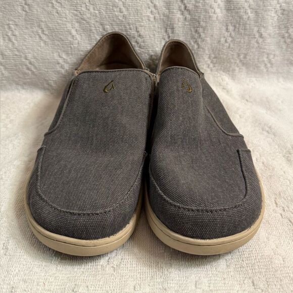 OluKai Men's Gray Slip-On Loafers, 8.5 - Picture 2 of 5